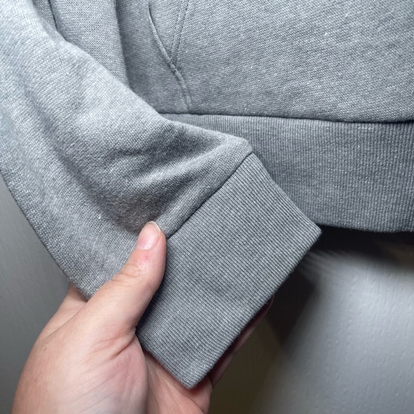 PINK Victoria's Secret Women's Gray Bling Hooded Pullover Sweatshirt - Picture 11 of 12